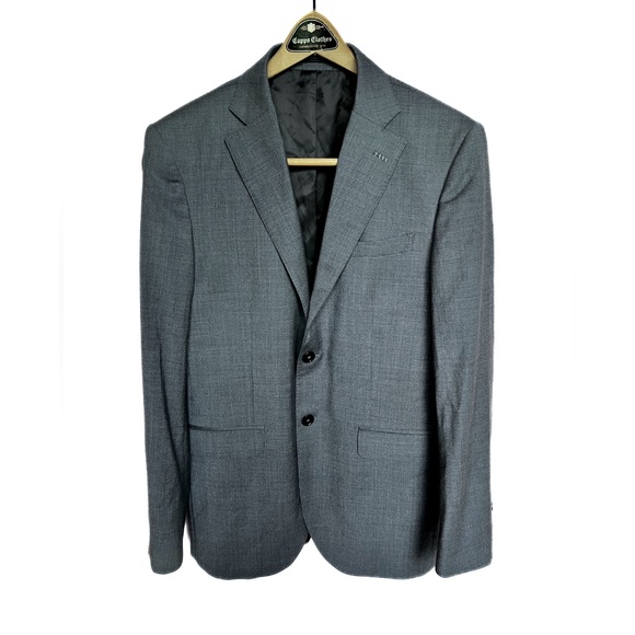 Massimo Dutti 100% Fine Wool Suit Blazer US 36R NWOT